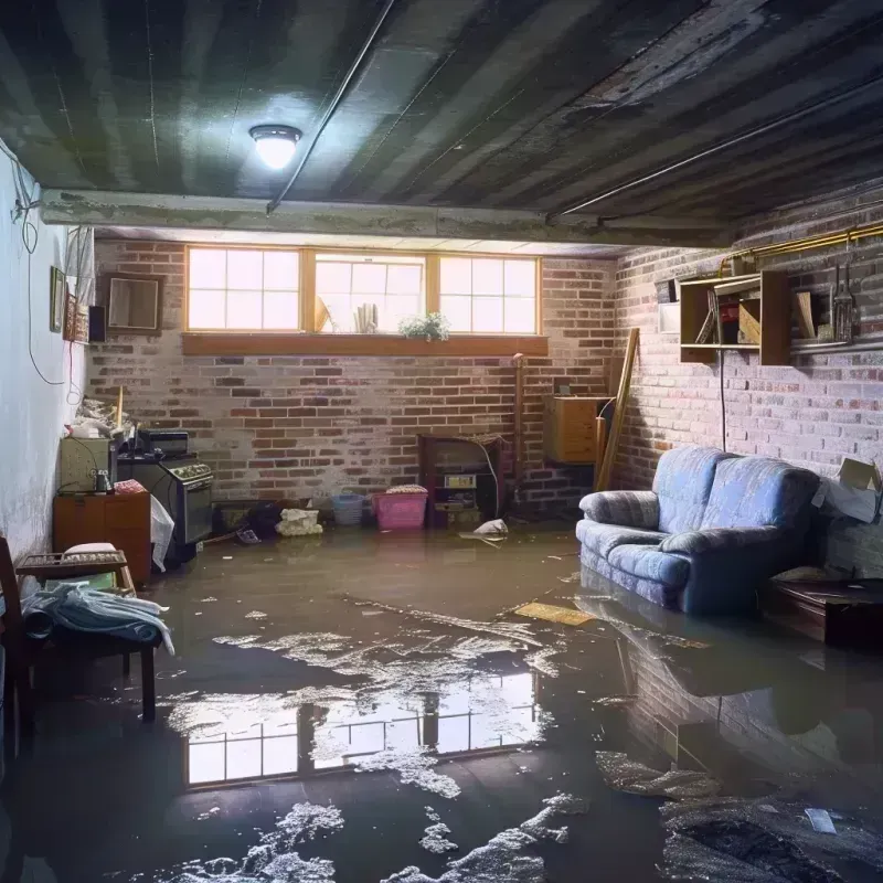 Flooded Basement Cleanup in East Aurora, NY